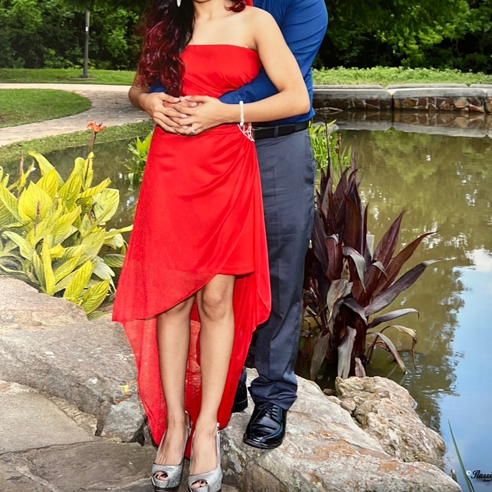 Red prom dress